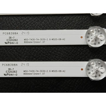 Barete led Diamant 43HL5530U/C - MSG-T430-TA-3030-2.6-WS05-08-A2