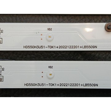 Barete led Hisense 55U7KQ - HD550H3U51-T0K1+2022122201+LB5509N / RSAG7.820.13085/ROH VER.E